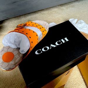 Orange Ally sandal brand new and never worn